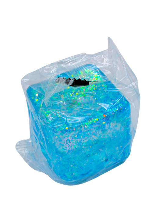 Squishy de Cubo con Glitter