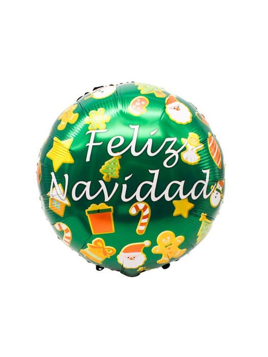 Globo Navideño 18" - Diseño diferente en cada lado