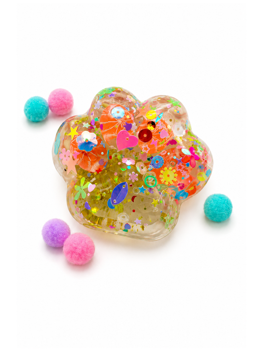 Squishy de Huella Multicolor