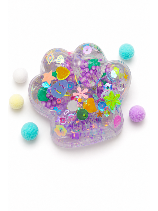 Squishy de Huella con Brillitos