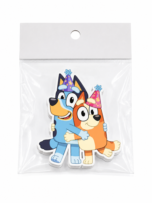 Stickers Calcomania Bluey 10 pzs