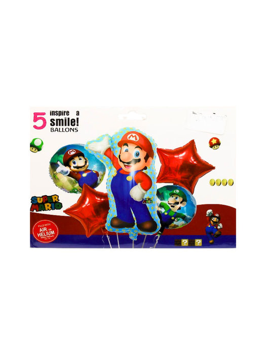 Set de Globos - Mario Bros