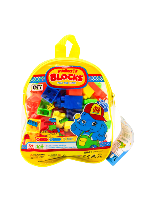 Mochila Infantil con Bloques de Construcción
