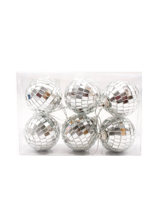 Esfera Bola Retro de 5 cm - Caja con 6 piezas