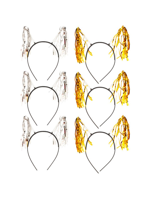 Diadema con Motitas - Paquete con 12 Piezas