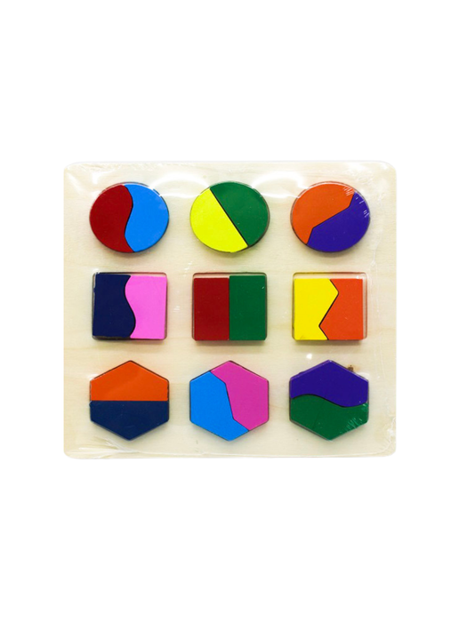 Rompecabezas 3D Geometría 15x15cm