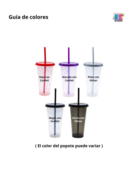 Vaso Venti Glitter 24 oz