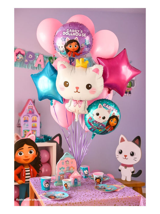 Set de Globos - La Casa de Muñecas de Gabby