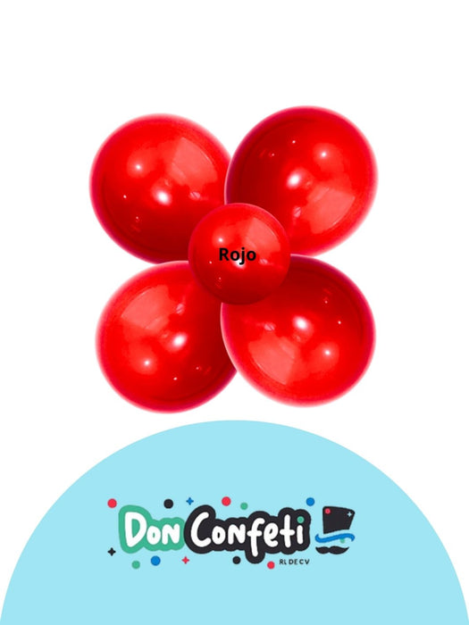 Globo Látex Don Confeti - Rojo