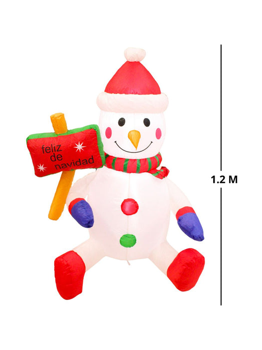 Inflable Muñeco de Nieve