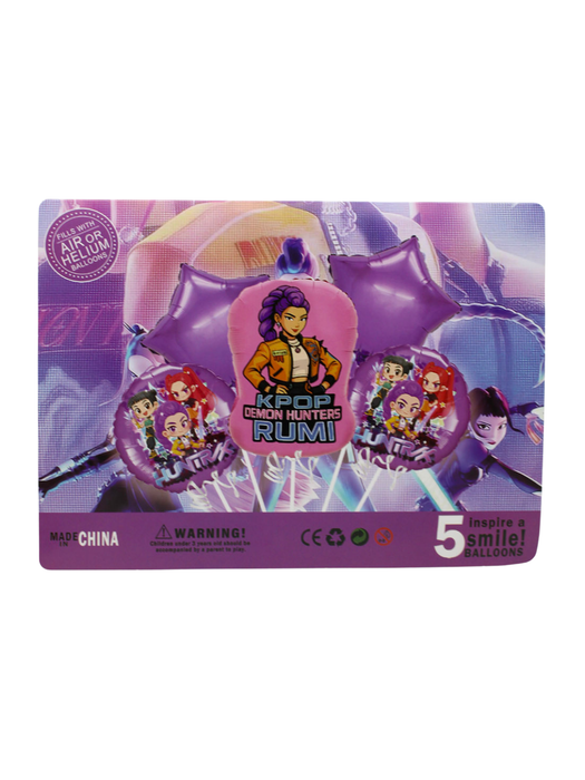 Set de Globos - guerreras k pop rumi