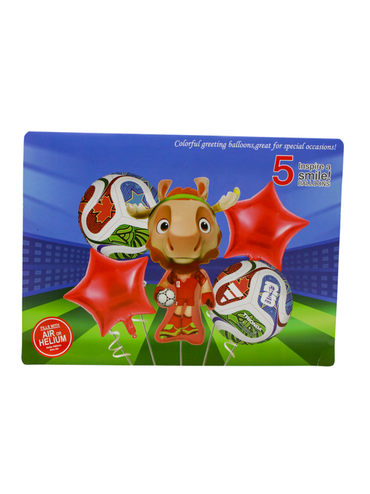 Set Globos Mascota Mundial- alce