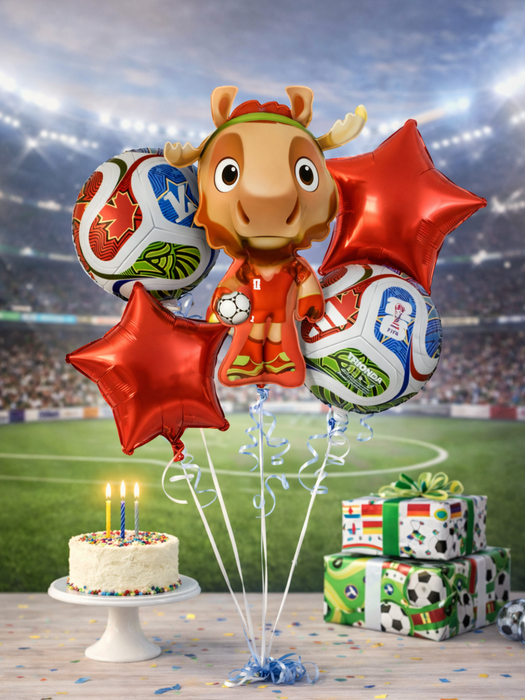 Set Globos Mascota Mundial- alce