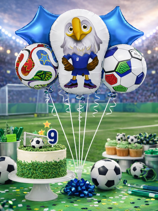 Set Globos Mascota Mundial- aguila