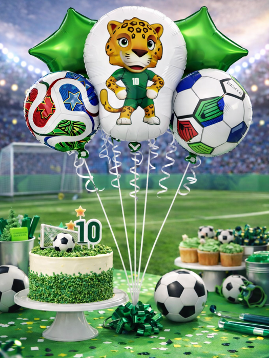 Set Globos Mascota Mundial- jaguar