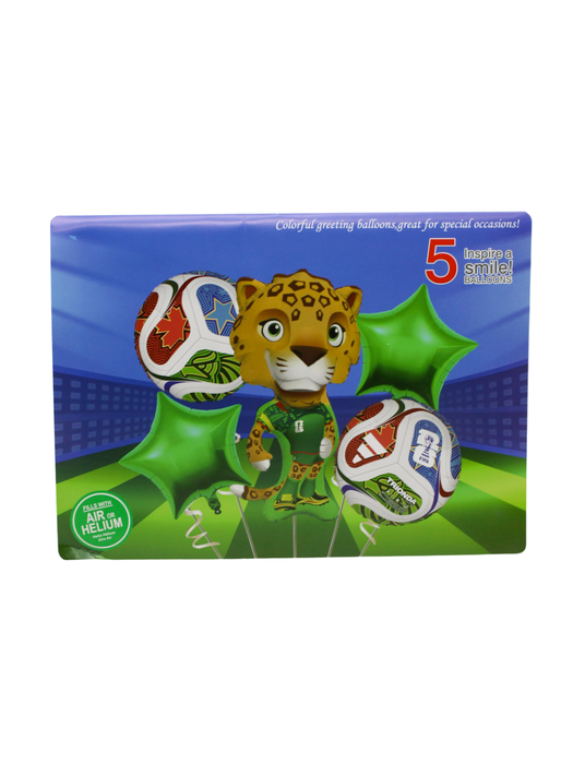 Set Globos Mascota Mundial- jaguar