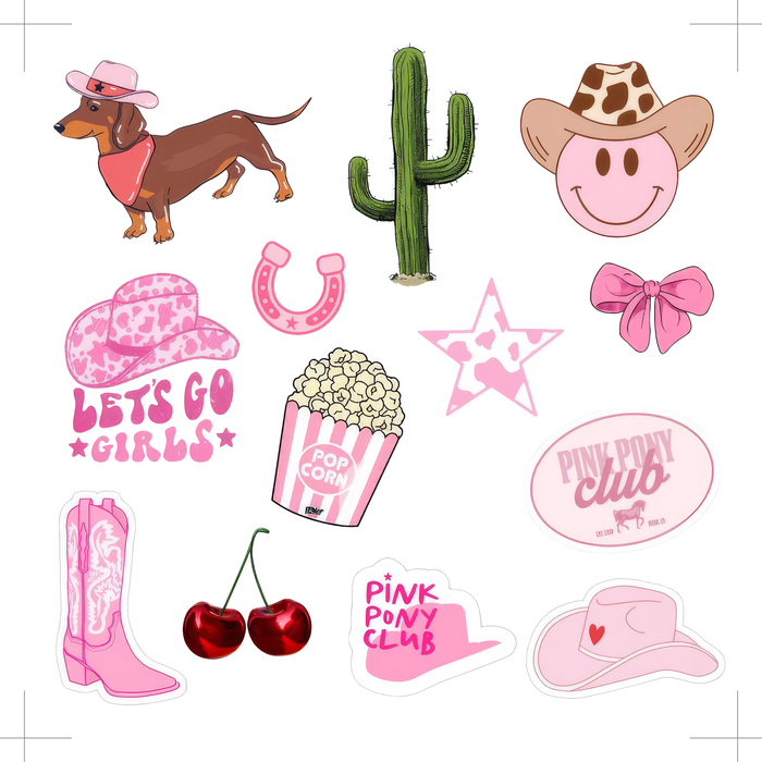 Set de Stickers Vaqueros