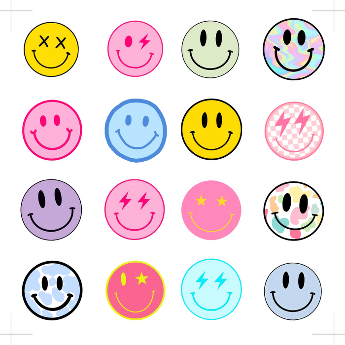 Set de Stickers de Happy Face