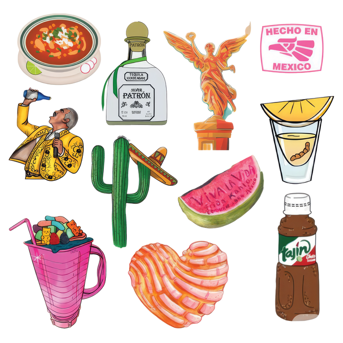Set de Stickers Mexicanos