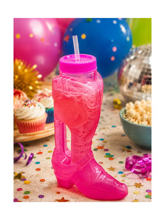 Vaso de Bota Rosa